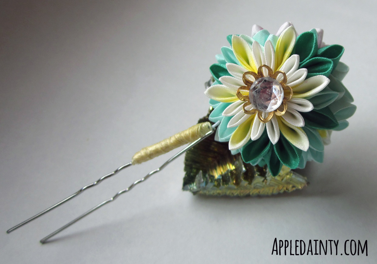 Kusudama Kanzashi – Appledainty