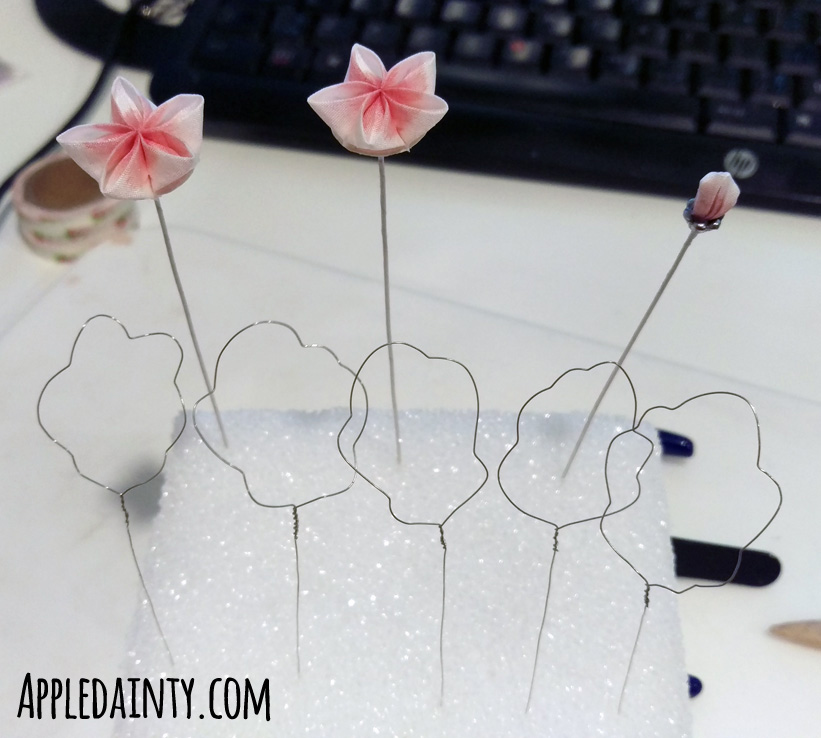 The Art of Wire and Resin Flowers