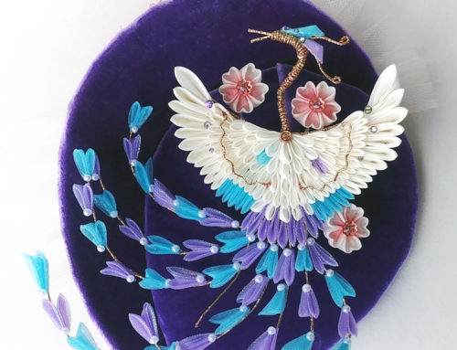 From the Ashes – A Many Tailed Phoenix Fascinator