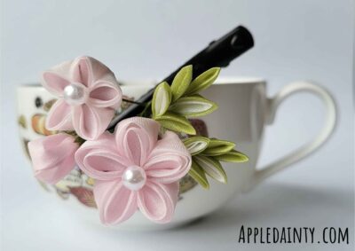 Plum Blossom Corsage Clip