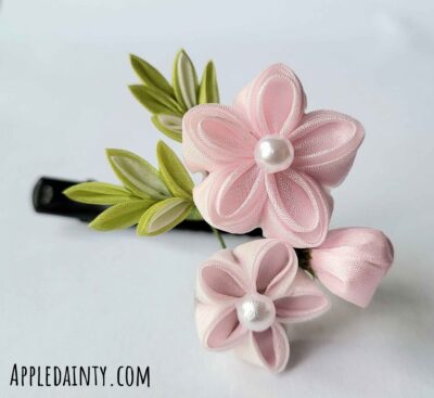 Plum Blossom Corsage Clip - Image 2