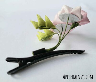 Plum Blossom Corsage Clip - Image 3