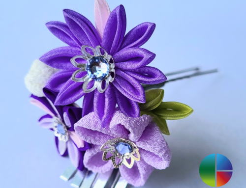 Purple Plum & Chrysanthemum Hair Pin + January Product Drop!