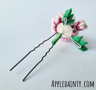 Medium Camellia Hair Pin - Image 3