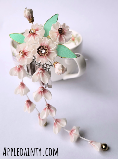 Cherry Blossom & Sagari Hair Fork